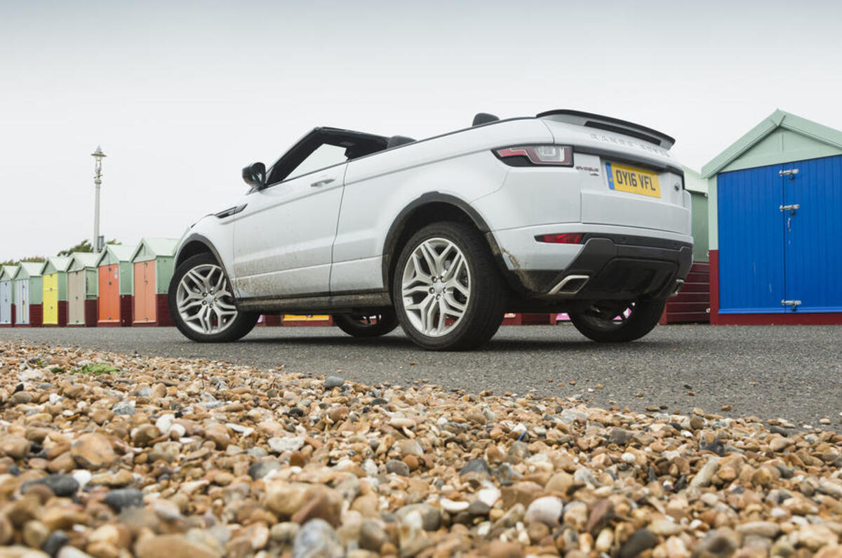 Range Rover Evoque Convertible rear quarter
