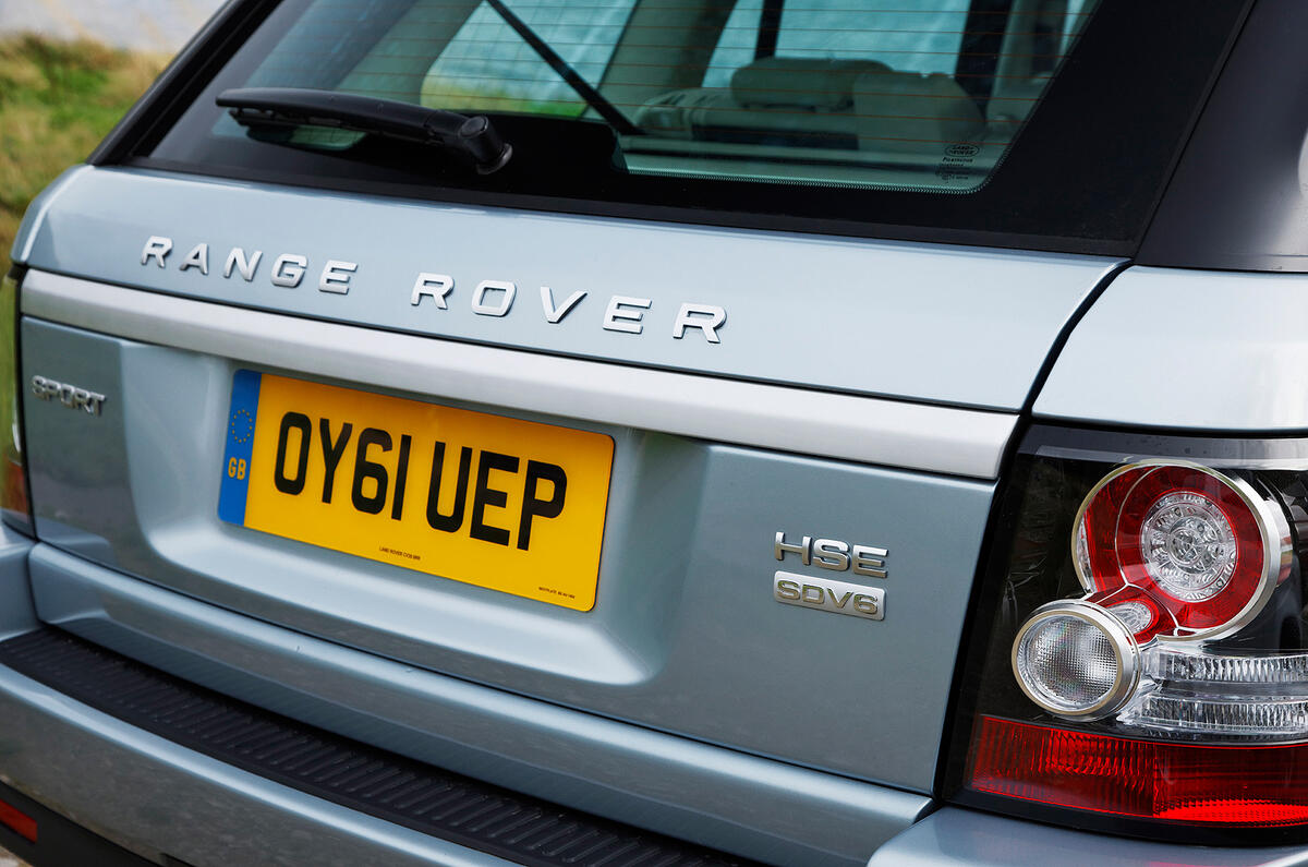 Range Rover Sport tailgate