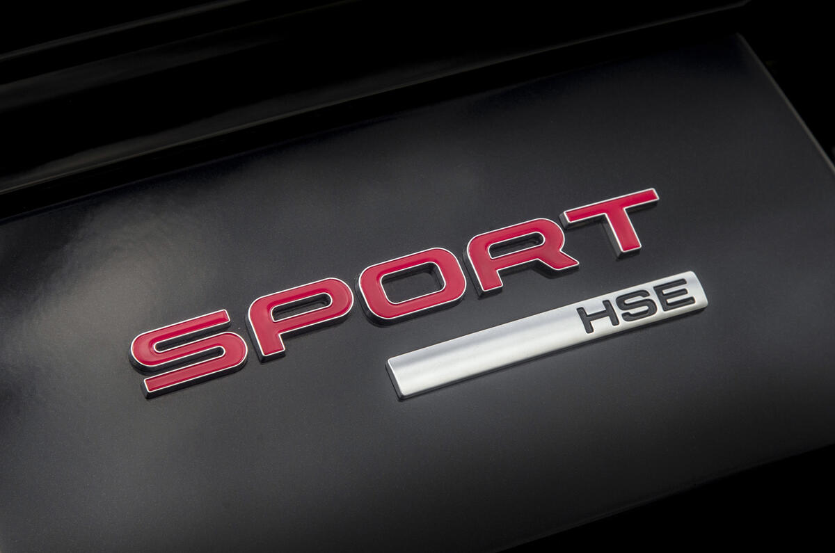 Range Rover Sport badging