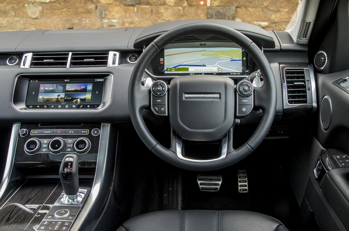 Range Rover Sport dashboard