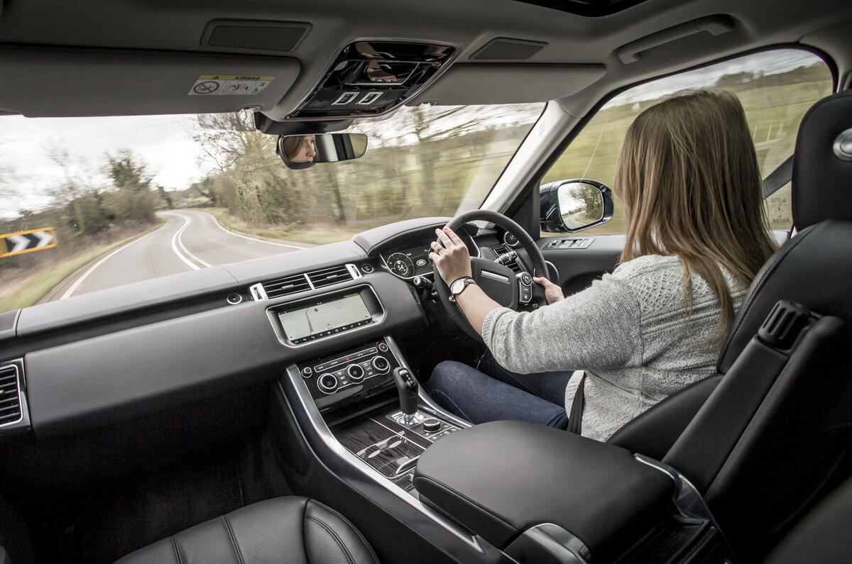 Driving the Range Rover Sport