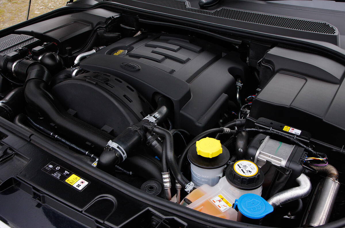 All Range Rover Sports have longways engines and gearboxes Longitudinal Range Rover Sport engine