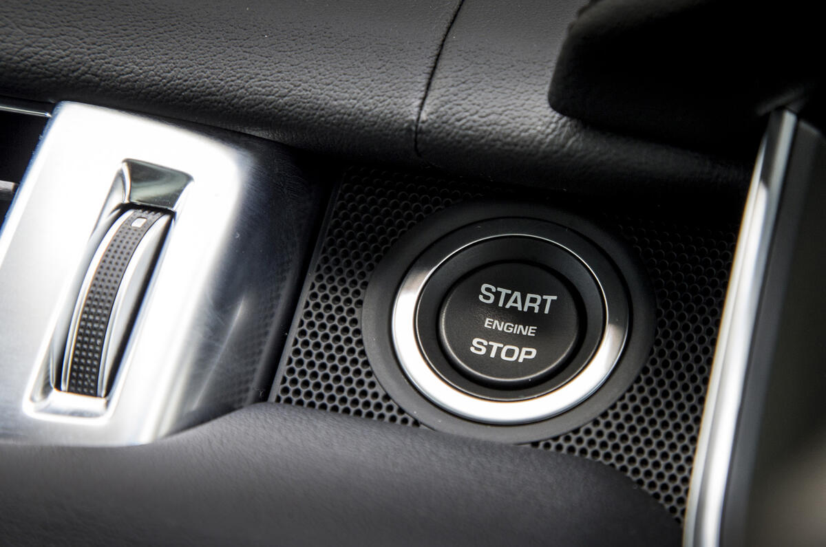 Range Rover Sport ignition button