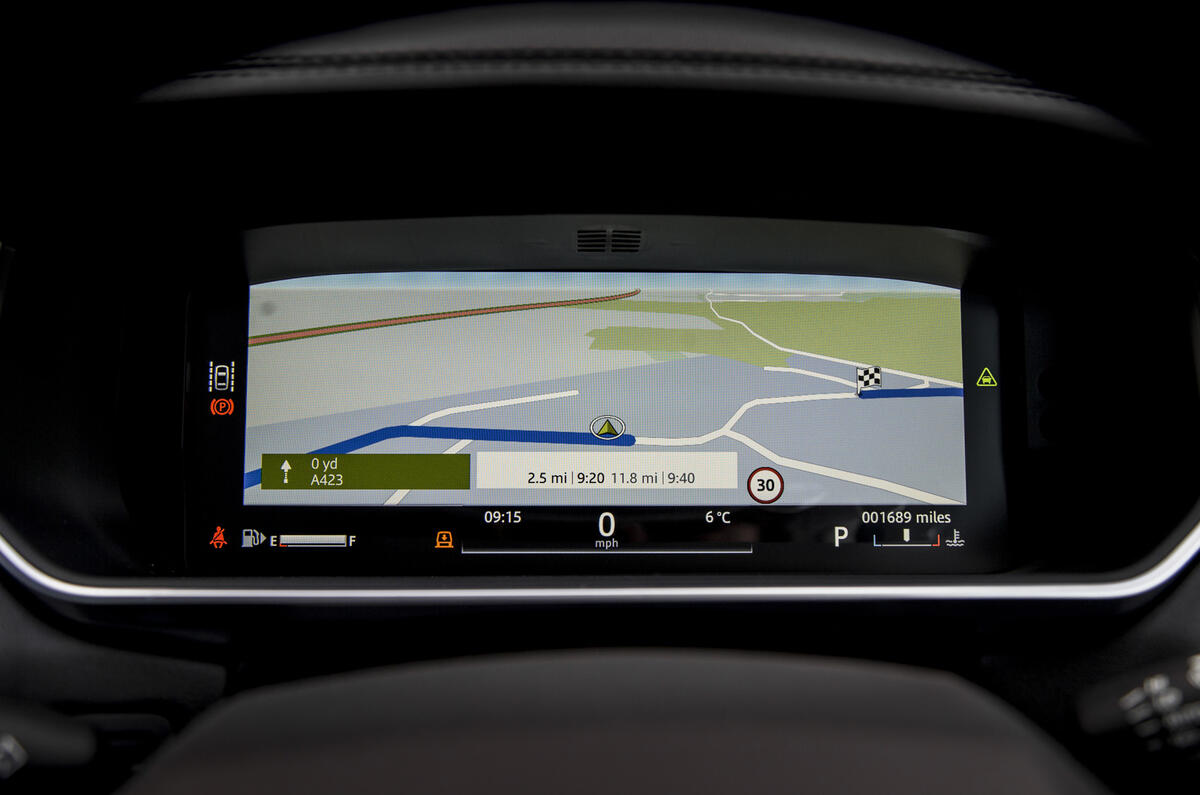 Range Rover Sport instrument cluster