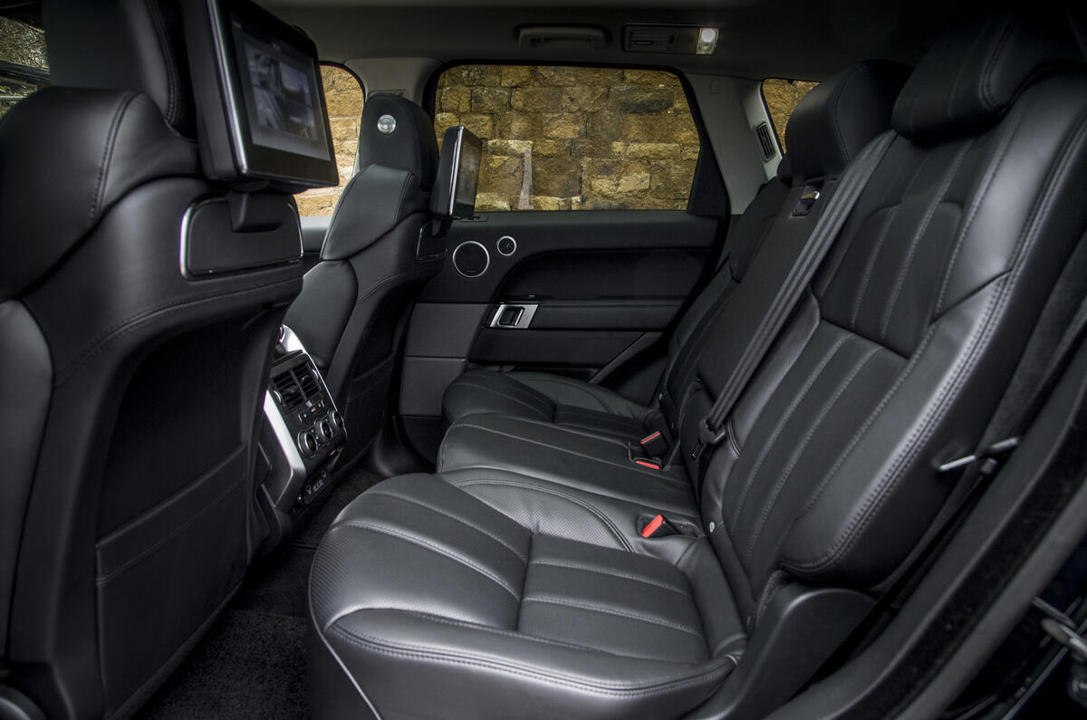 Range Rover Sport rear seats