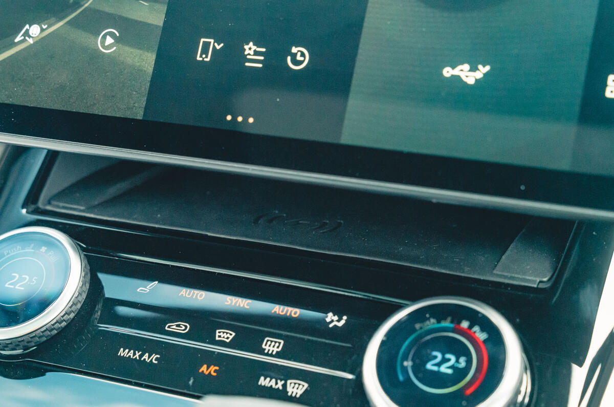 range rover sport review 2024 16 phone charger