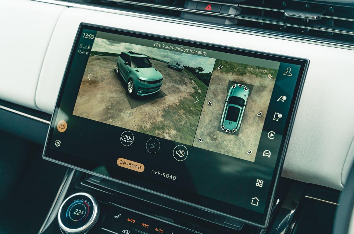 range rover sport review 2024 18 parking cameras