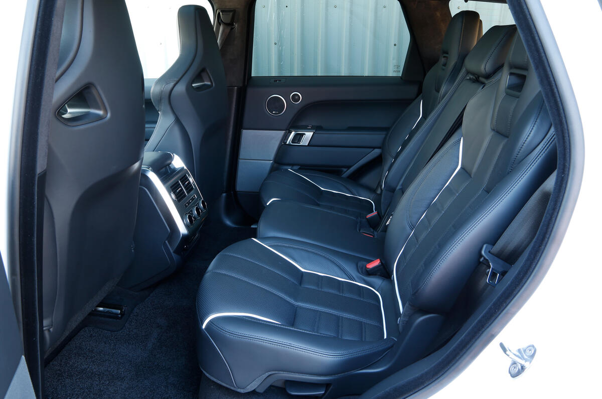 Range Rover SVR rear seats