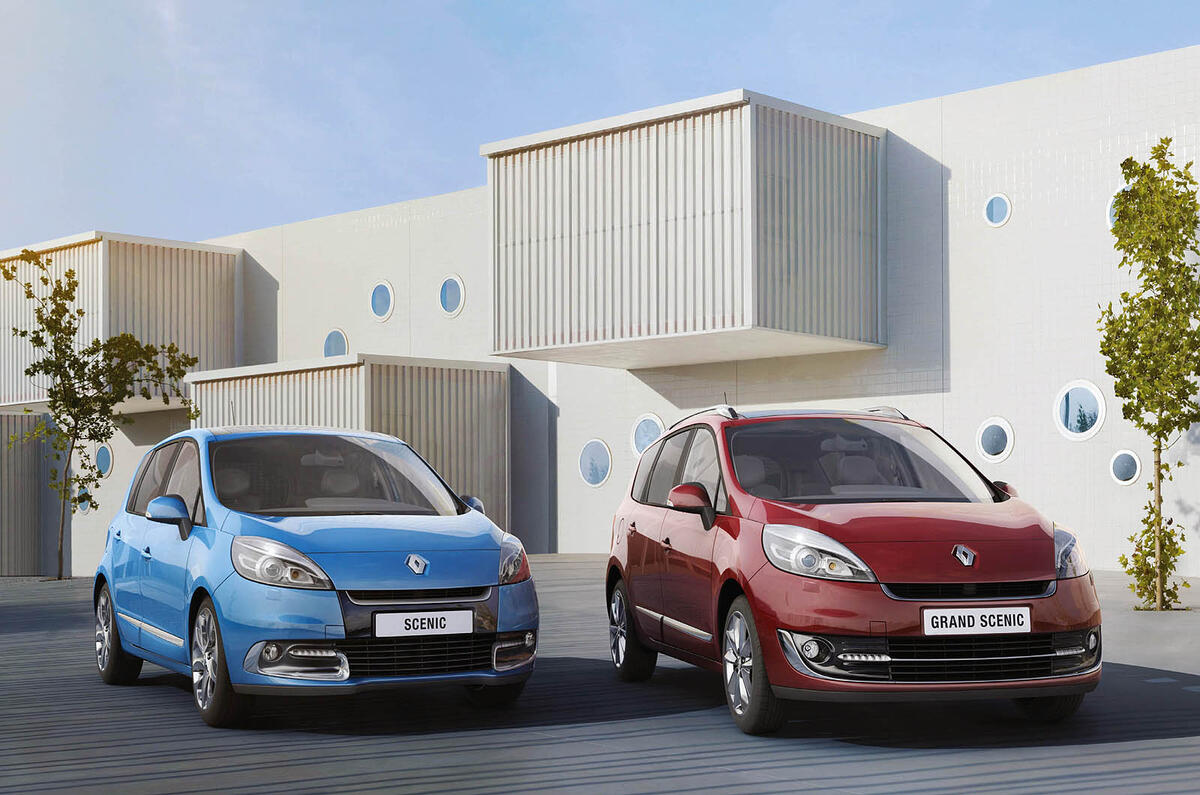 Facelifted Scenic from £18,325