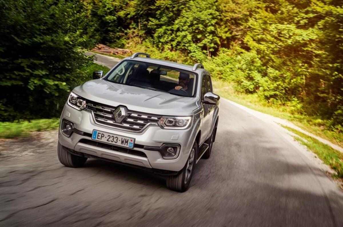 Renault Alaskan cornering