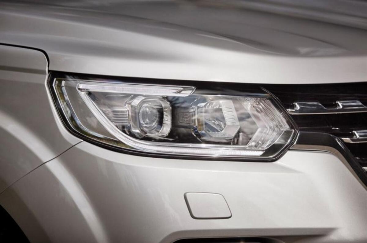 Renault Alaskan LED headlights