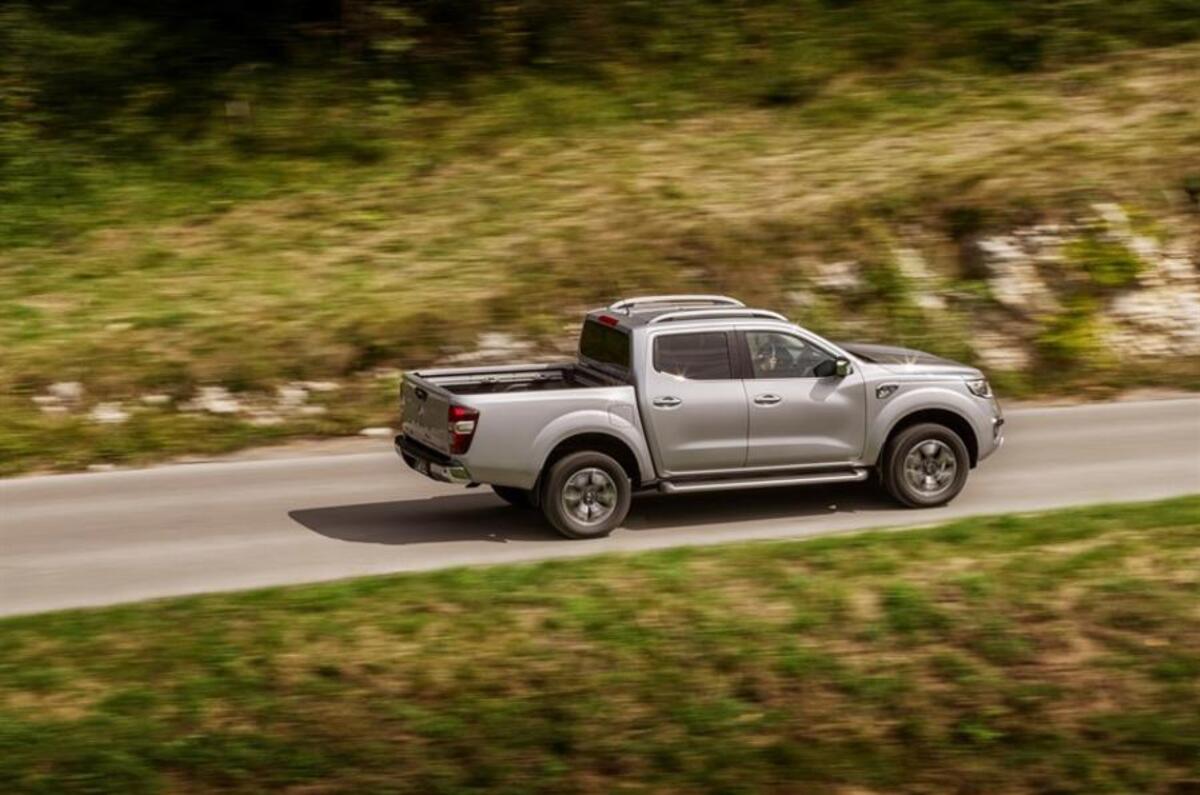 Renault Alaskan rear cornering