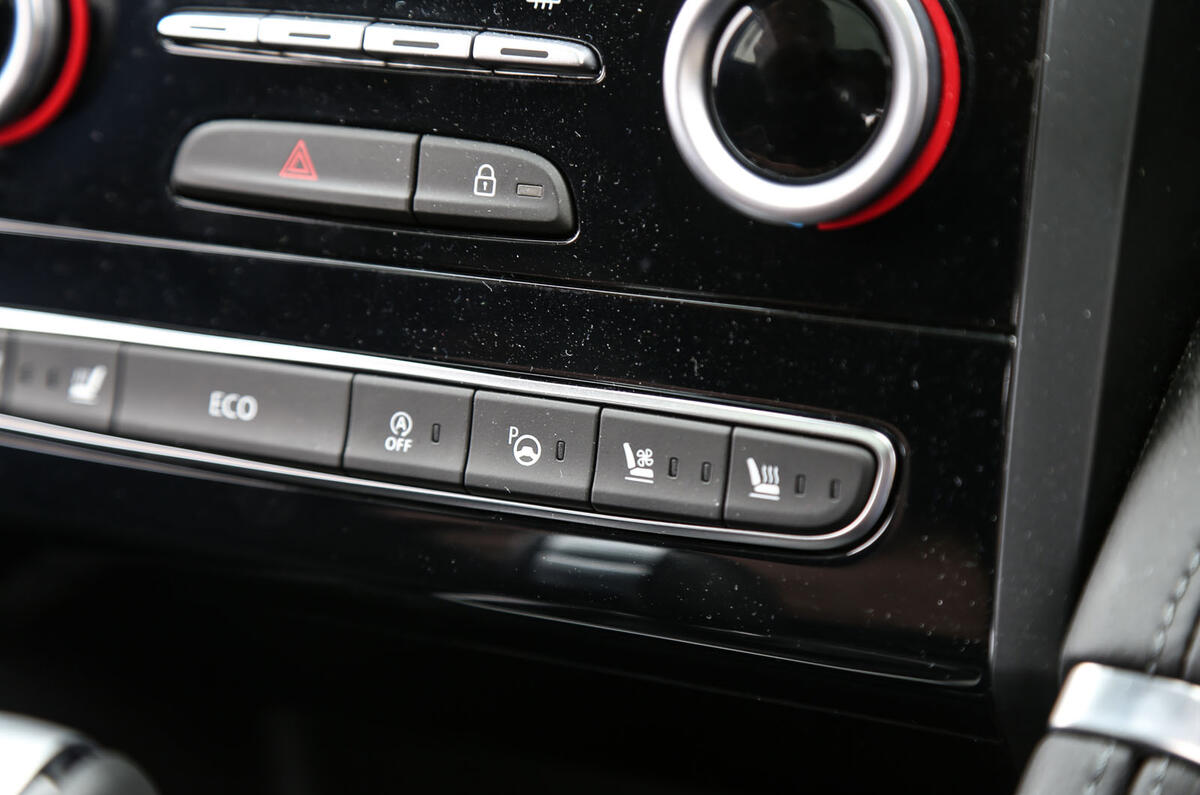 Renault Koleos centre console