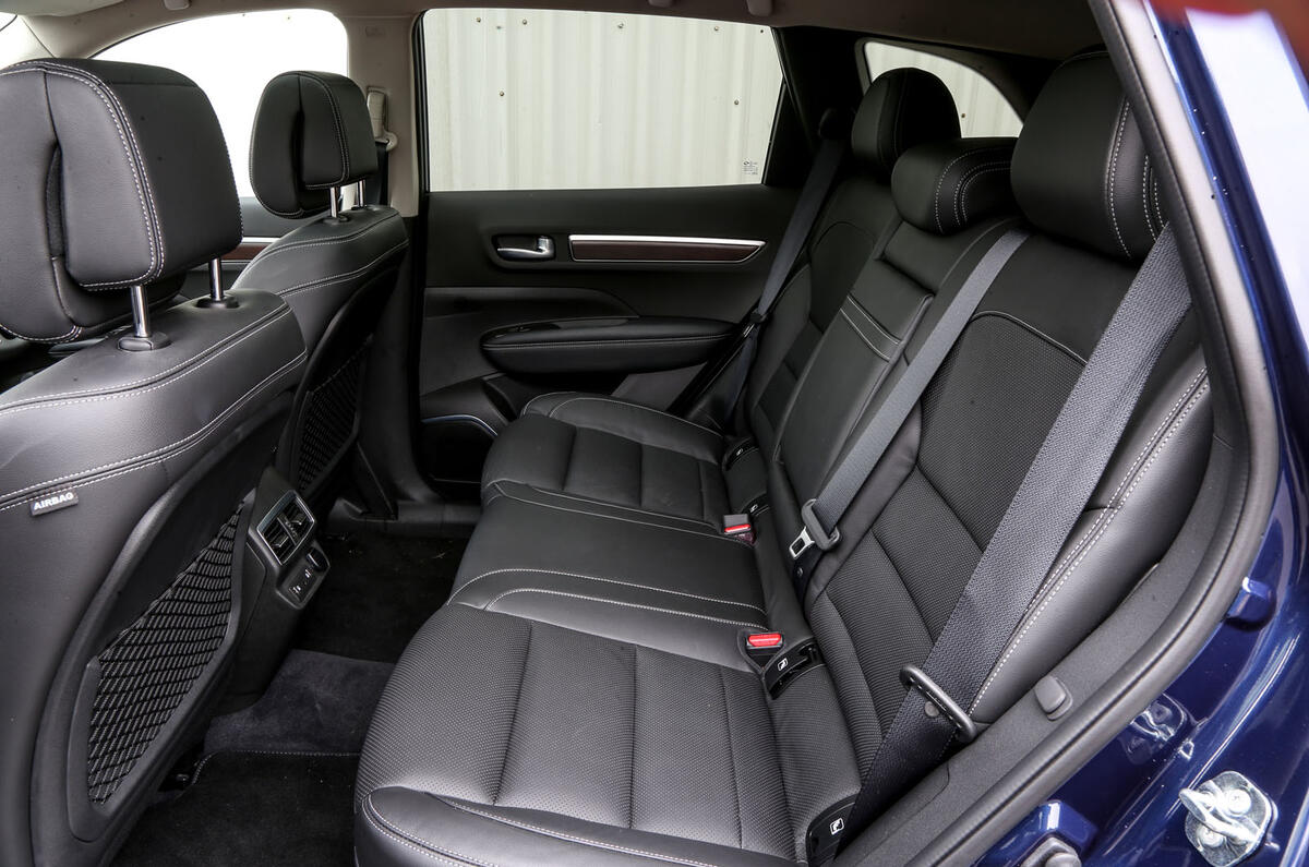 Renault Koleos rear seats