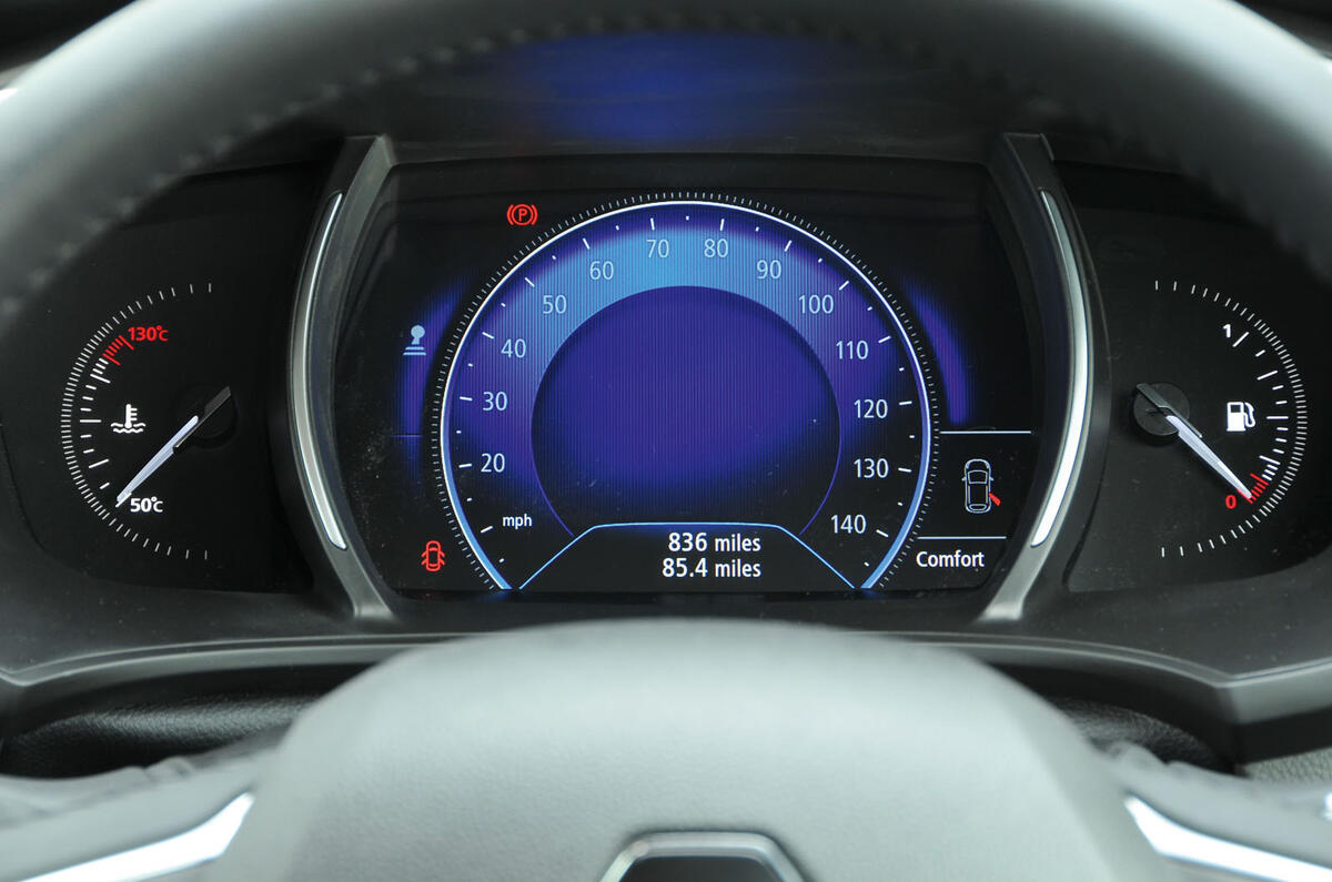 Renault Megane instrument cluster