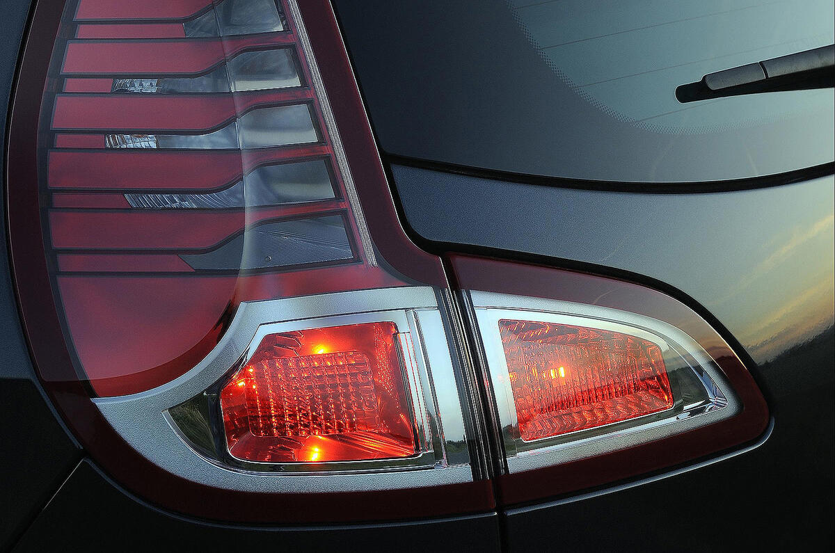 Renault Scenic rear lights