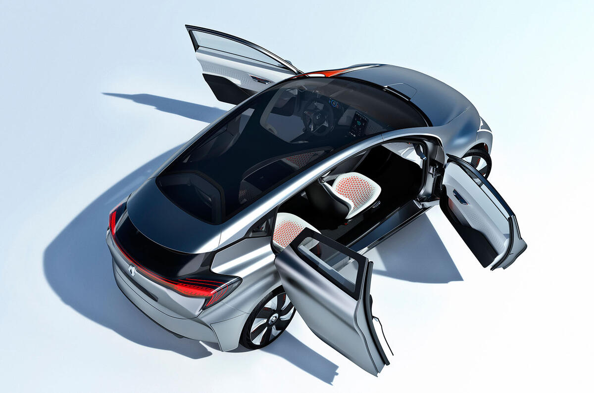 Renault displays 282mpg Eolab concept car at Paris motor show Renault displays 282mpg Eolab concept car at Paris motor show