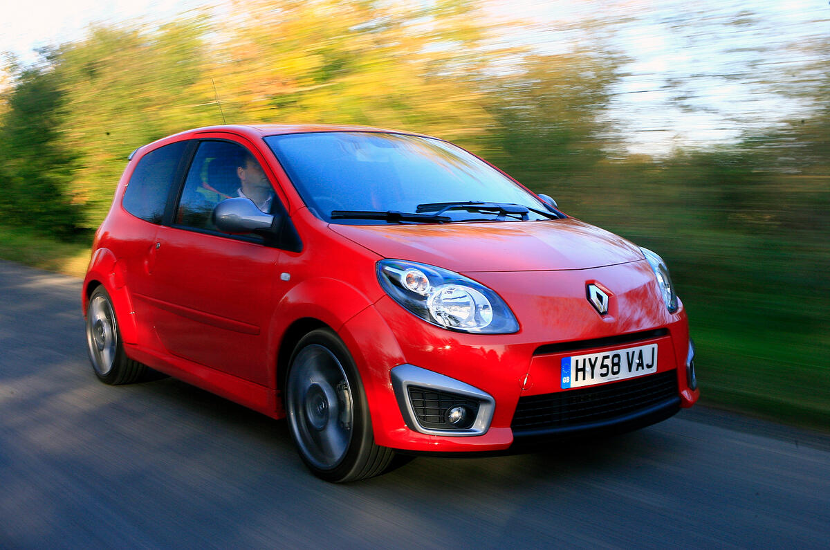 You have to work hard to eke competitive performance out of the Twingo 131bhp Renault Twingo RS133