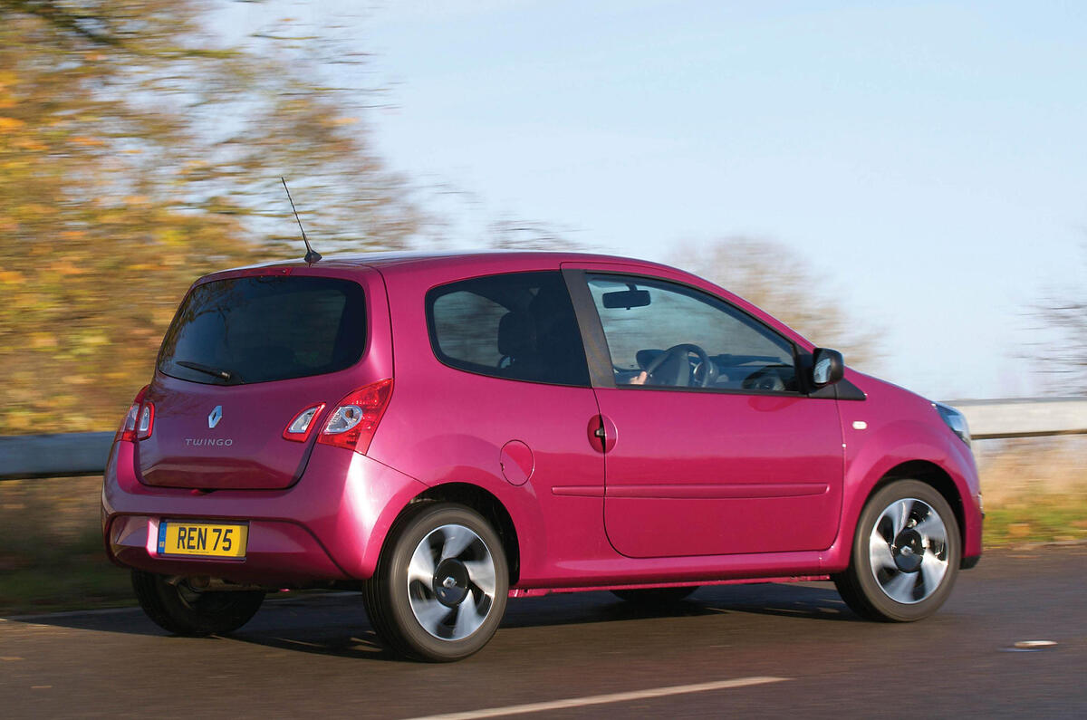 The Twingo is a comparatively cheap, chuckable supermini Renault Twingo rear quarter