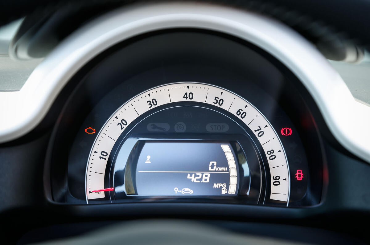 Renault Twingo instrument cluster