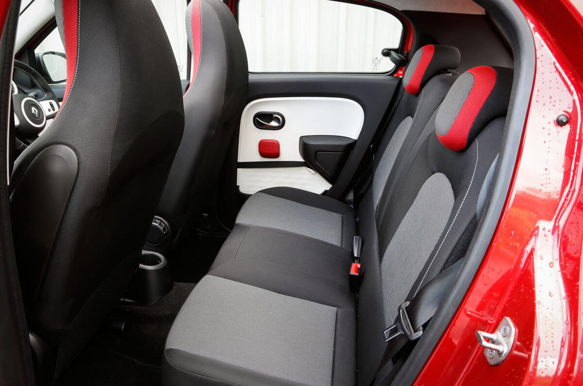 Renault Twingo rear seats