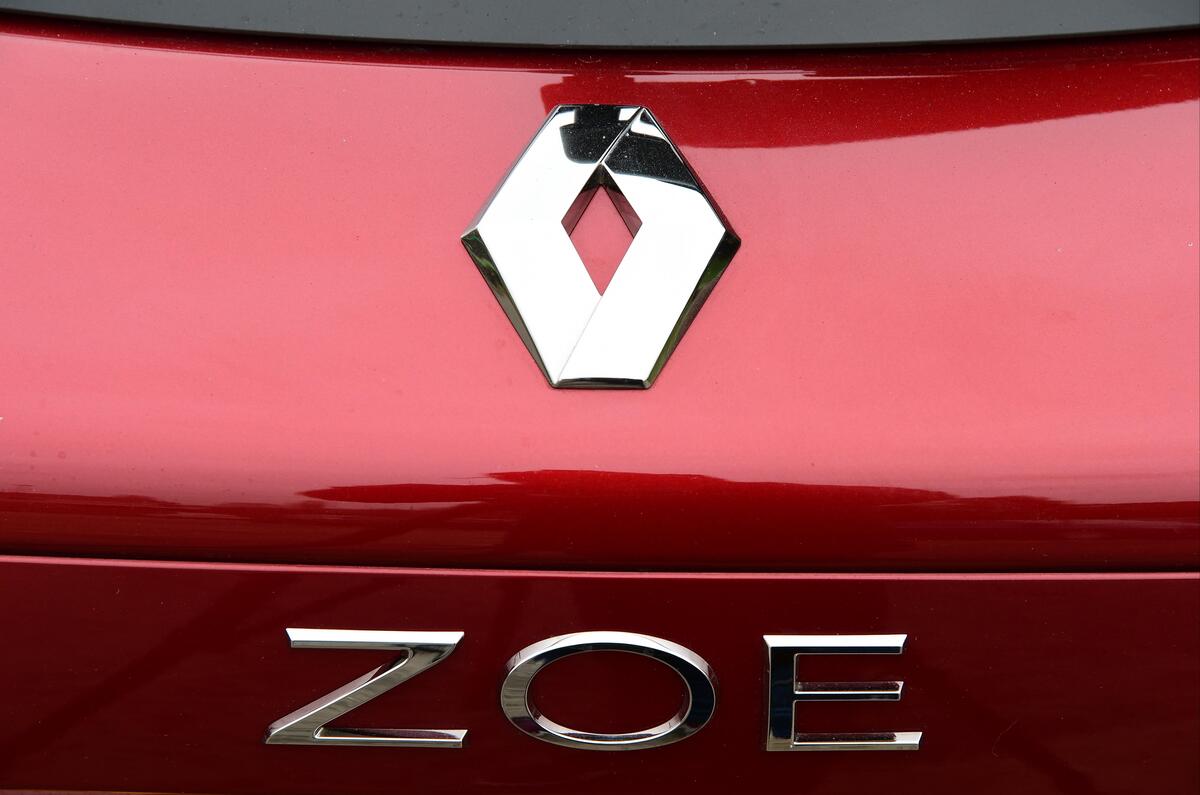 Renault Zoe badging