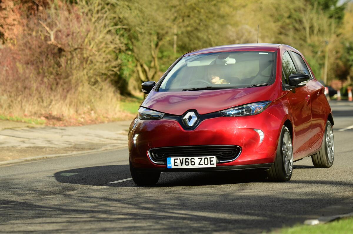Renault Zoe cornering