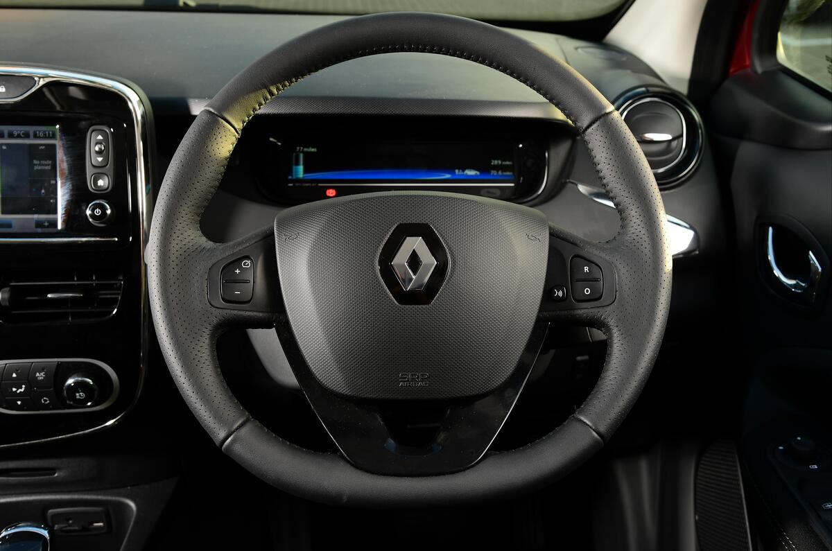 Renault Zoe steering wheel