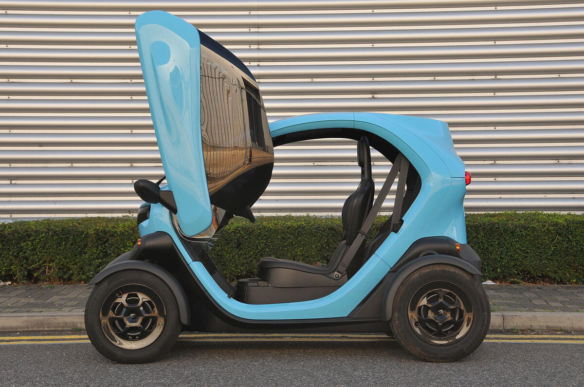 Renault Twizy doors open Renault Twizy doors open