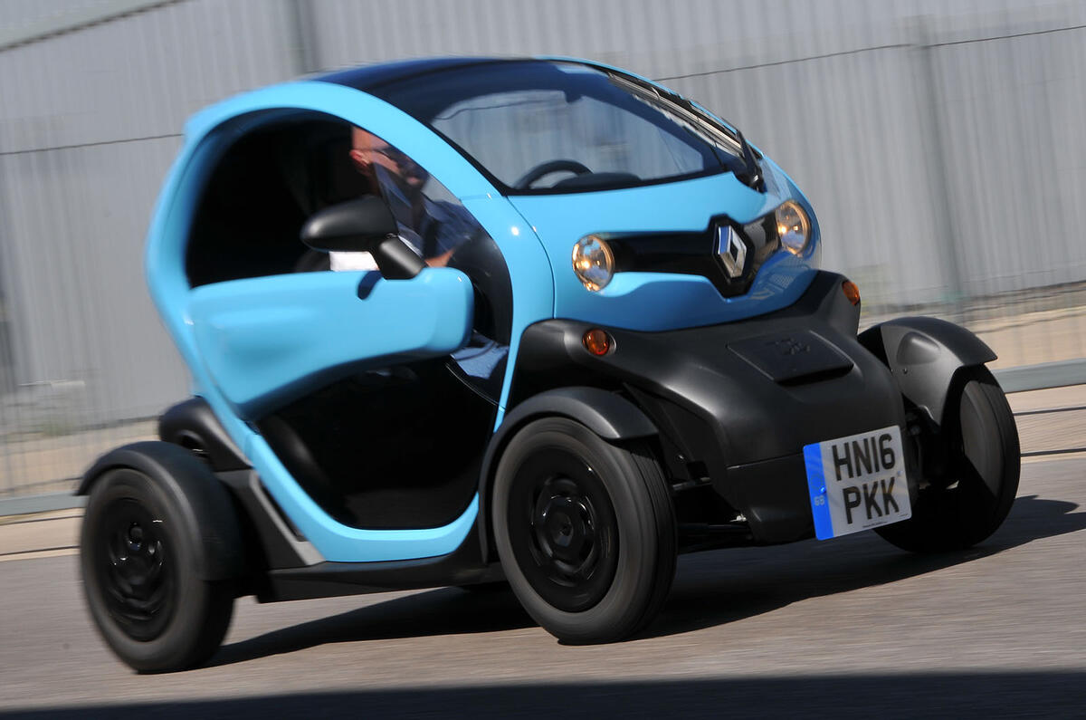 Renault Twizy front three quarter Renault Twizy front three quarter