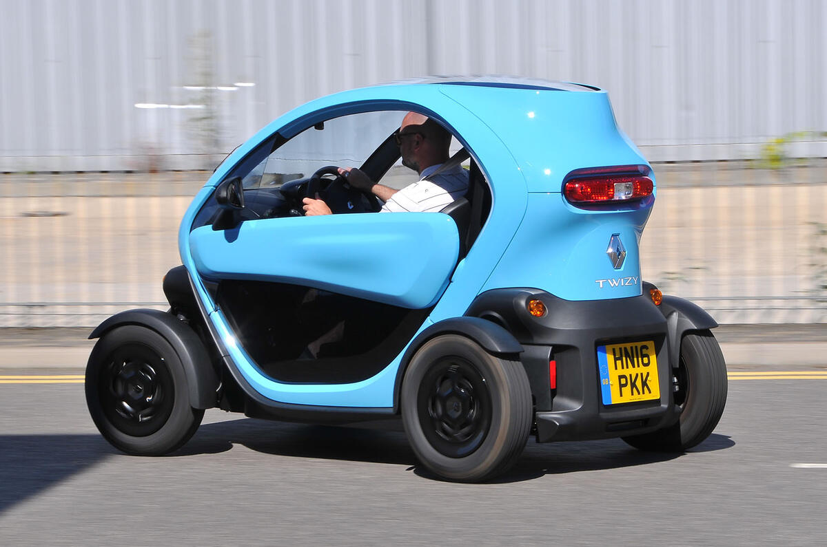 Renault Twizy rear left quarter Renault Twizy rear left quarter