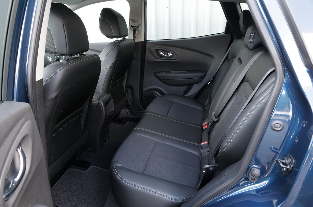Renault Kadjar rear seats