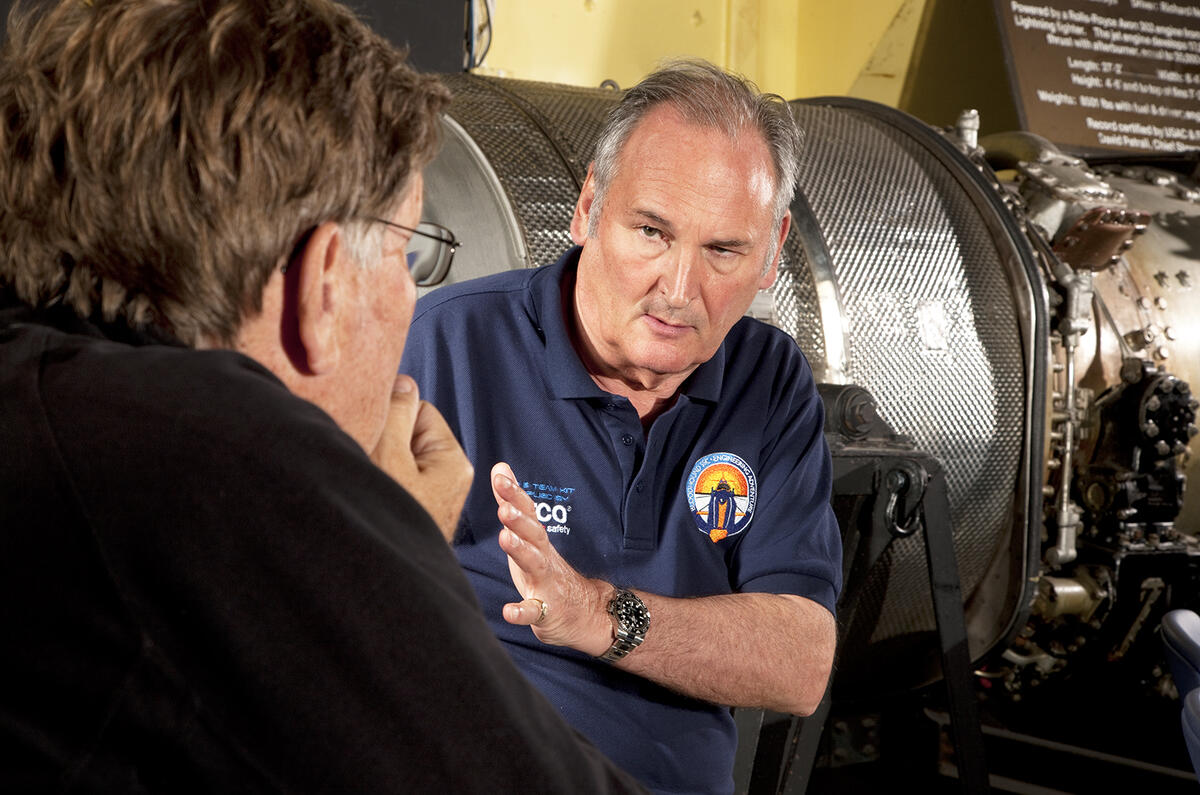 no title Richard Noble on 1000mph Bloodhound record attempt