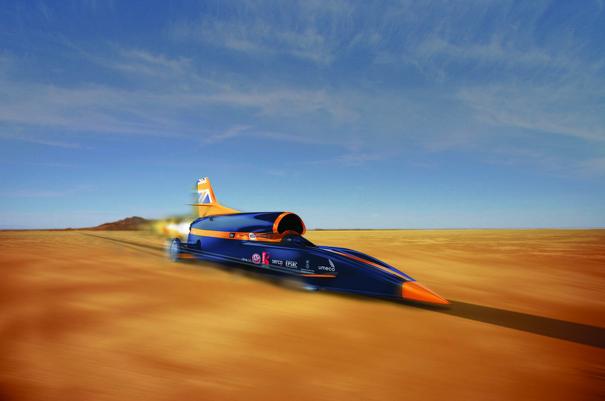 no title Richard Noble on 1000mph Bloodhound record attempt