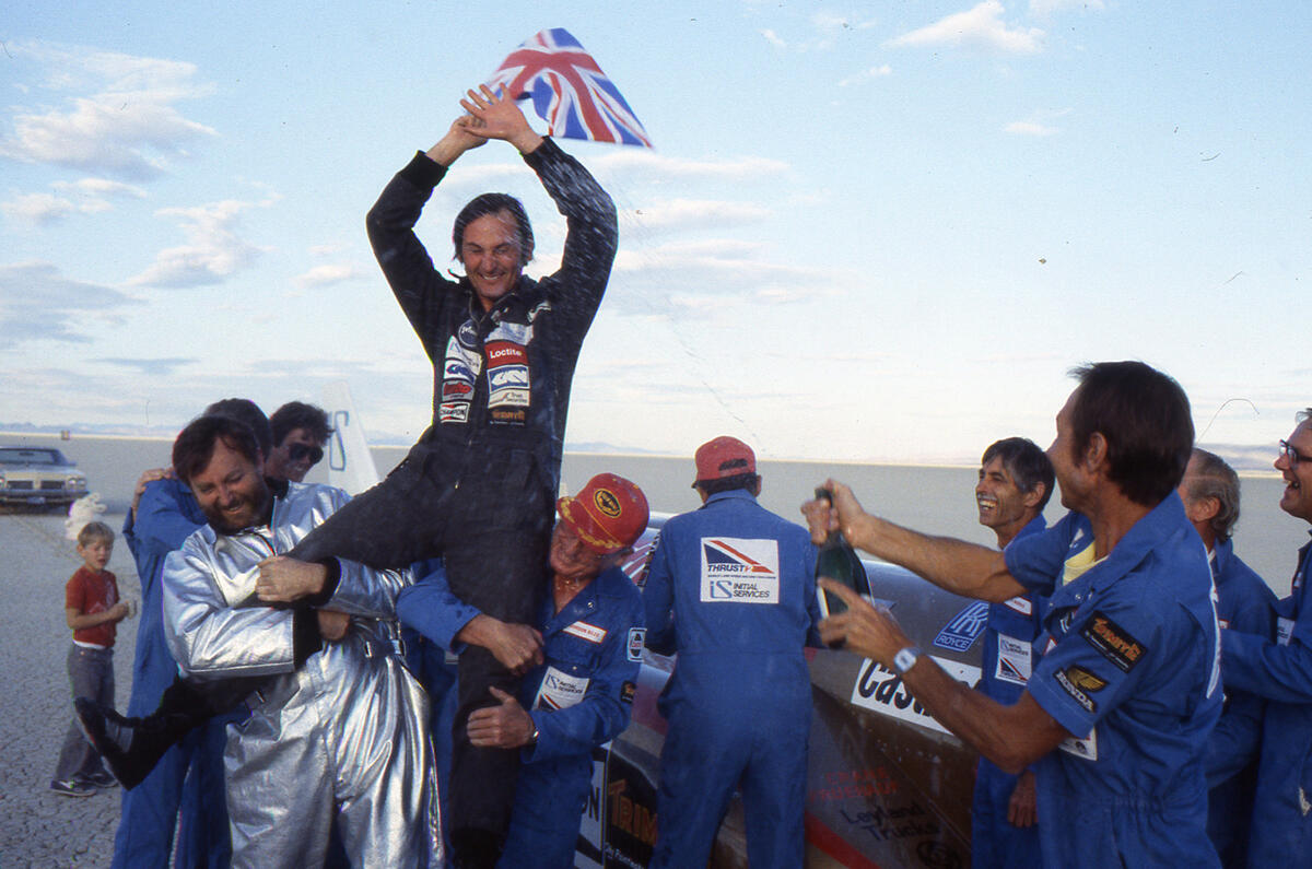 no title Richard Noble on 1000mph Bloodhound record attempt