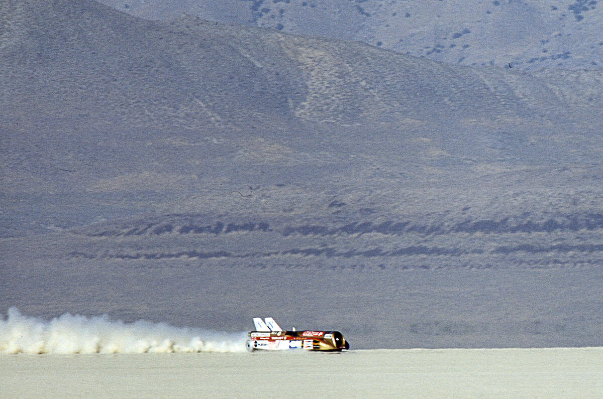 no title Richard Noble on 1000mph Bloodhound record attempt