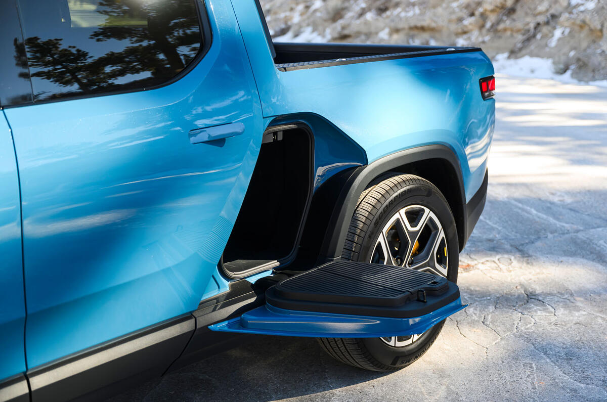 Rivian R1T 2025 Review LIPMAN storage hatch 14270