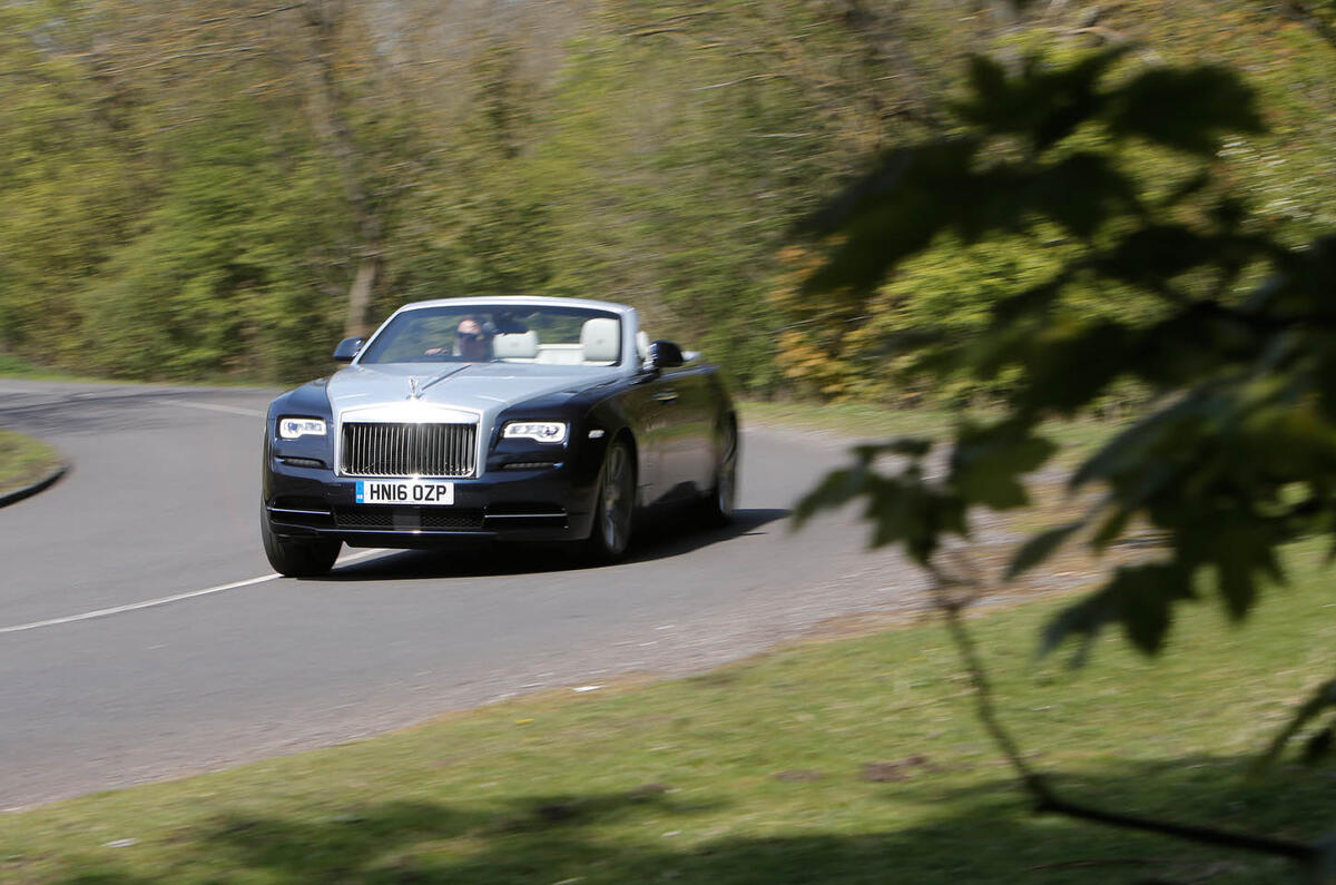 Rolls-Royce Dawn cornering