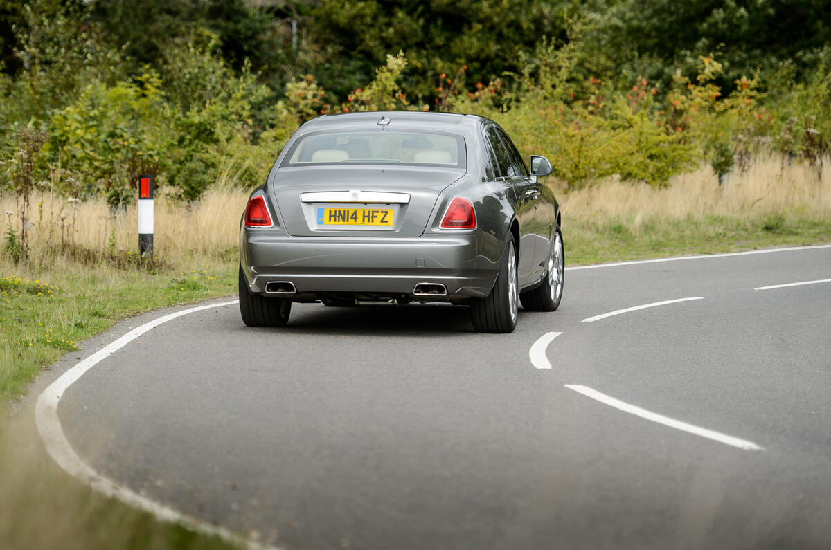 Rolls-Royce Ghost rear cornering