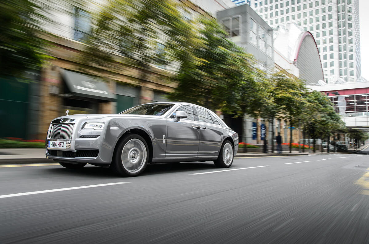 Rolls-Royce Ghost side profile