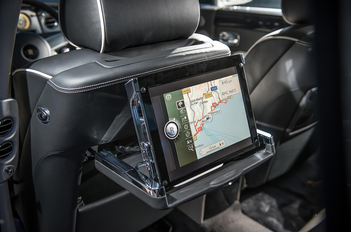 Rolls-Royce Phantom rear TV screens