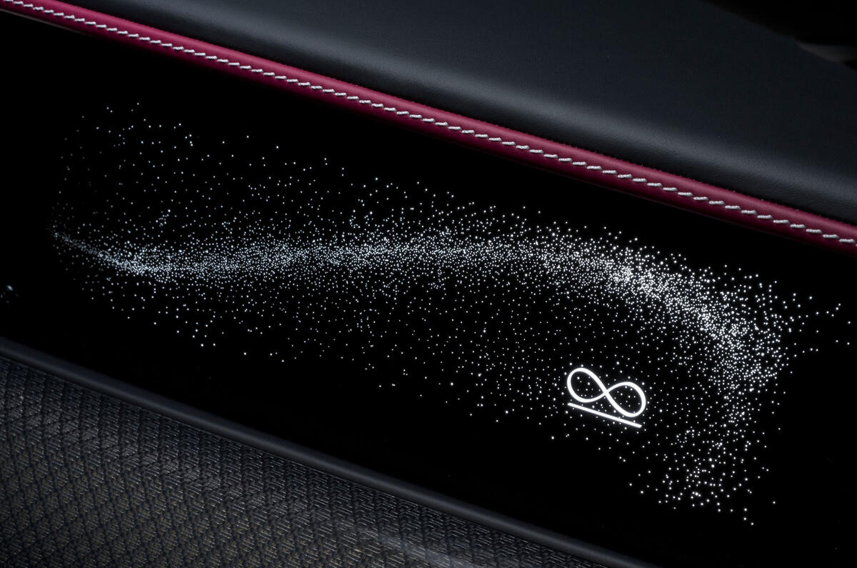 Rolls Royce Spectre Black Badge 2025 Review fascia detail 007