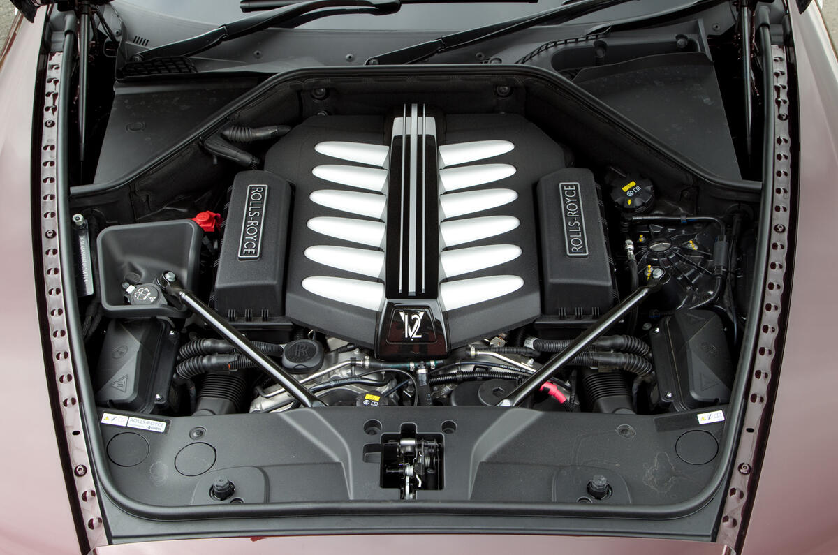 Rolls-Royce twin-turbo 6.6-litre V12 Wraith engine
