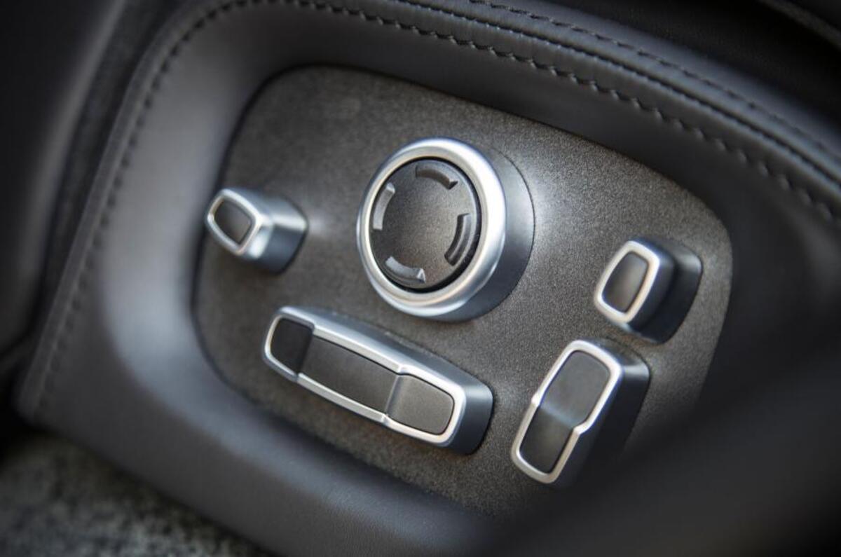 Range Rover SVA seat controls