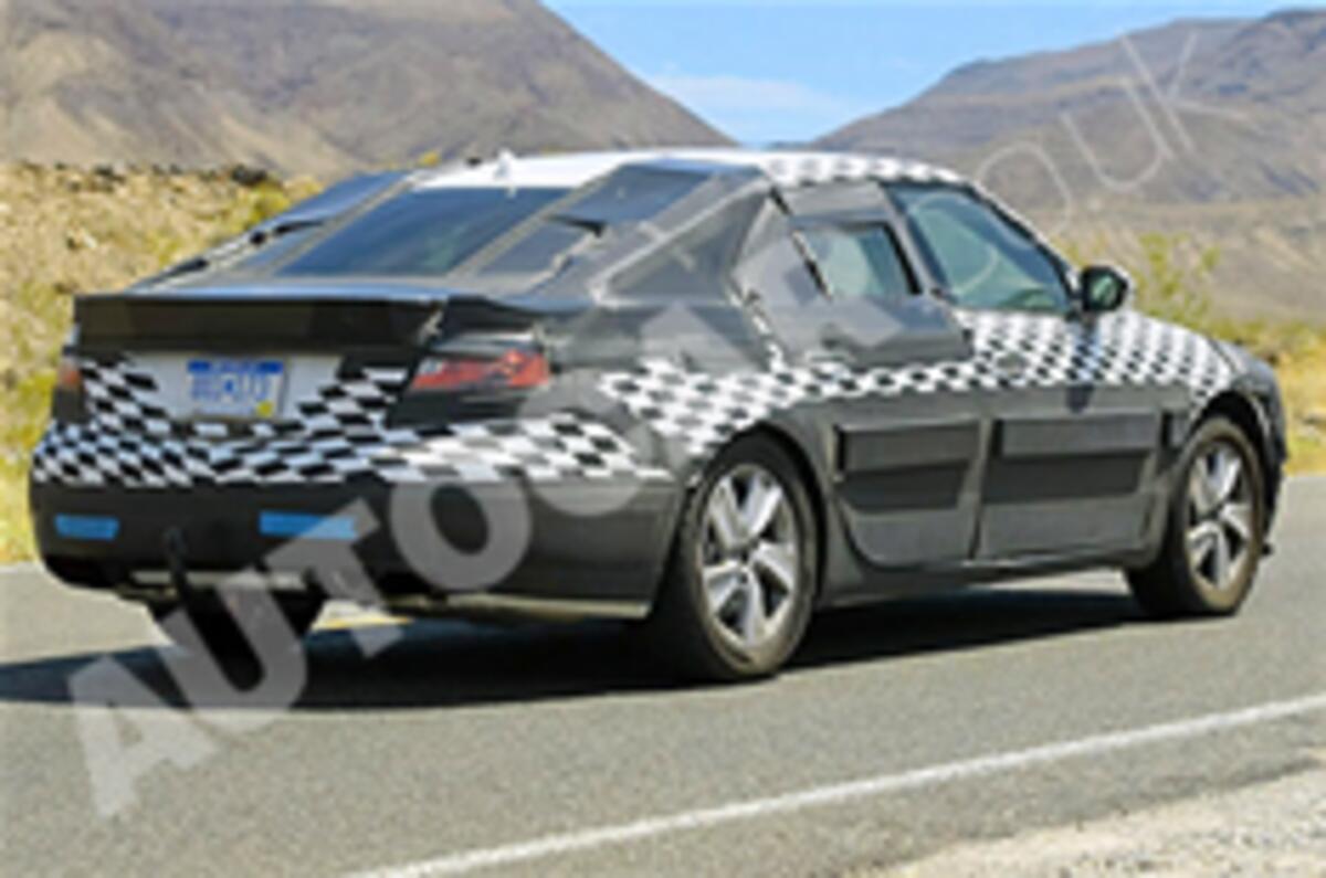 New Saab 9-5 spied testing