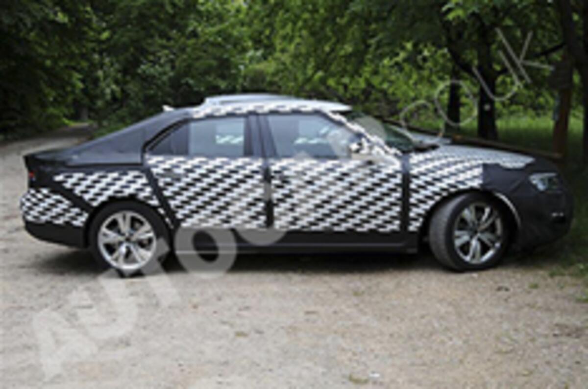Saab 9-5 spied in final tests