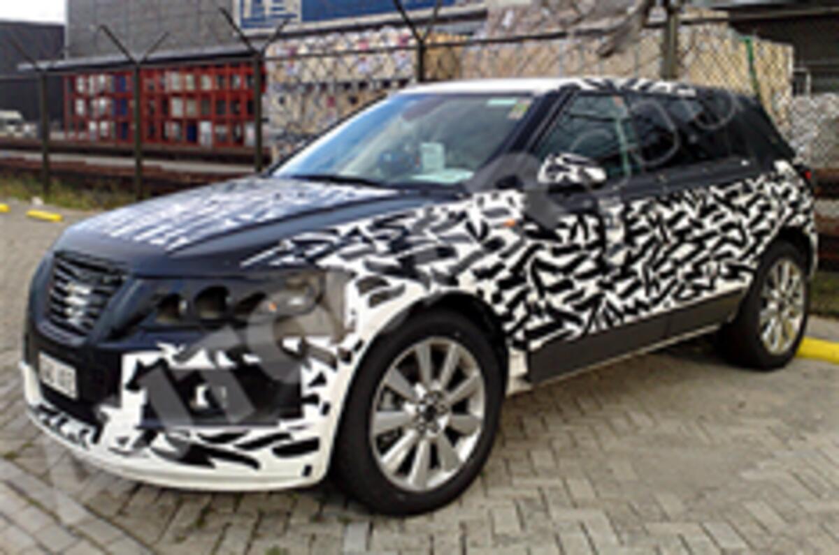 Saab 9-4X caught testing