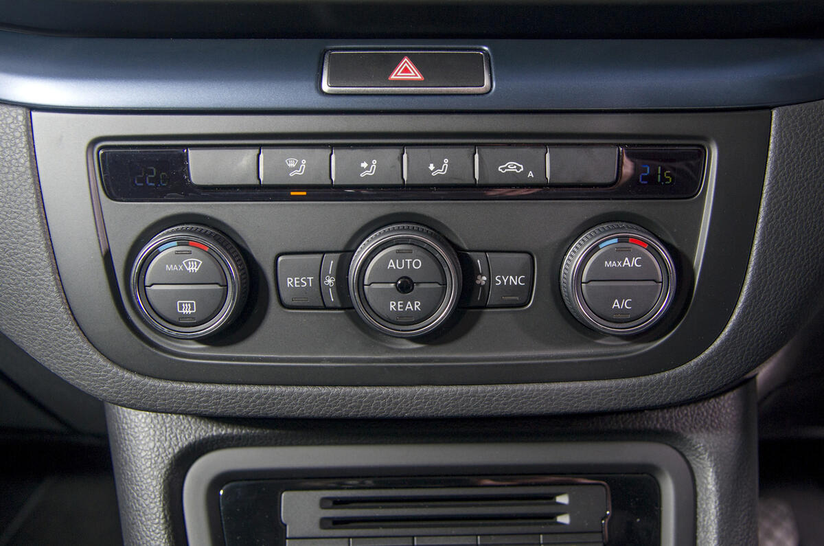 Seat Alhambra climate controls