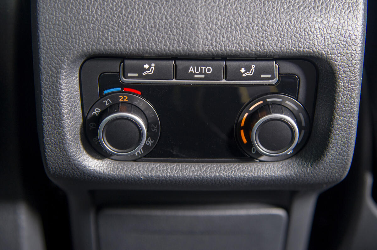 Seat Alhambra climate controls