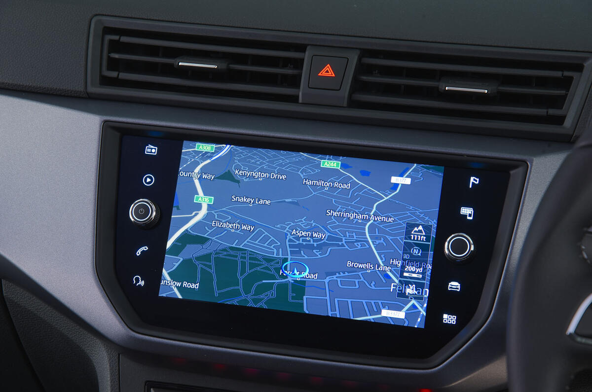 Seat Arona sat nav